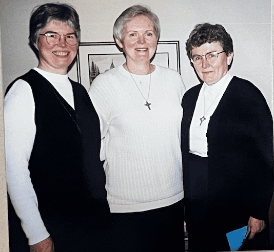 Sr. Diana Jean with Srs. Catherine Hertel and Josephine Pelster