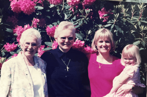 Sr. Diana Jean and family