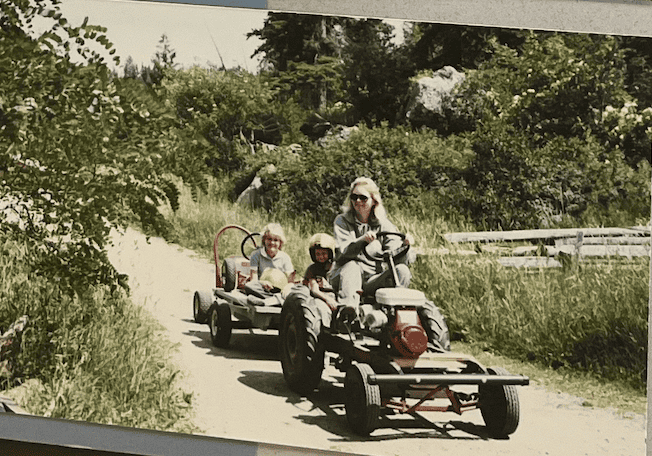 Sr. Diana Jean and her children in CA