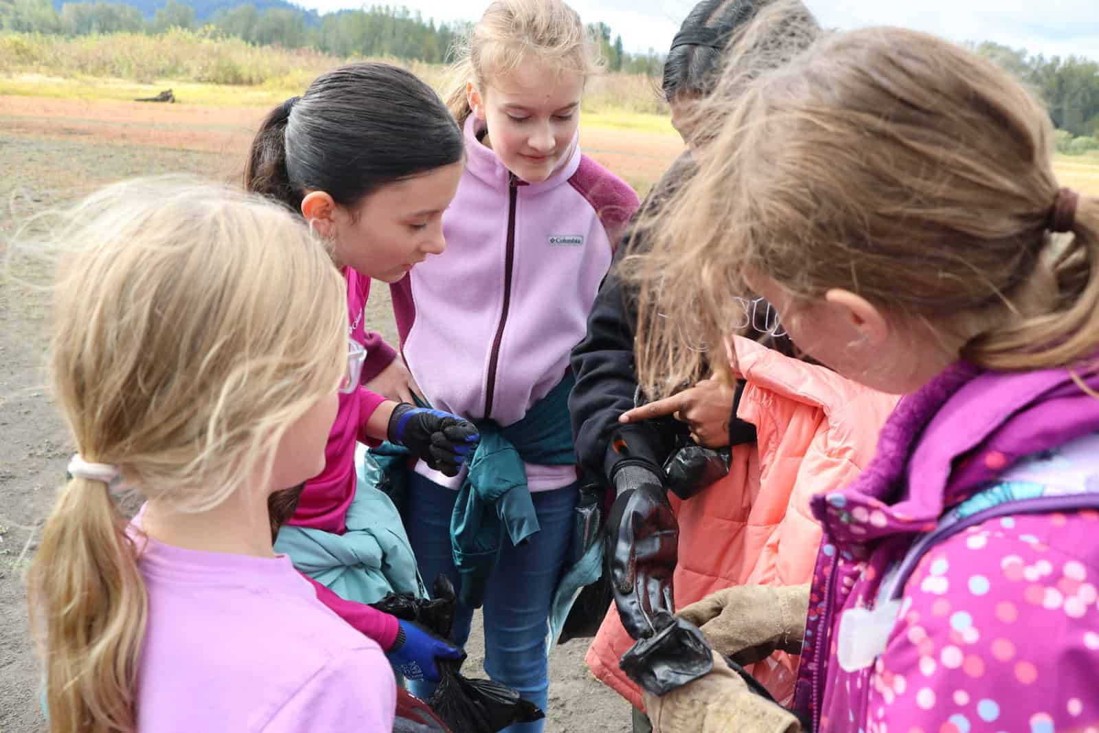 Day of Service students prepping