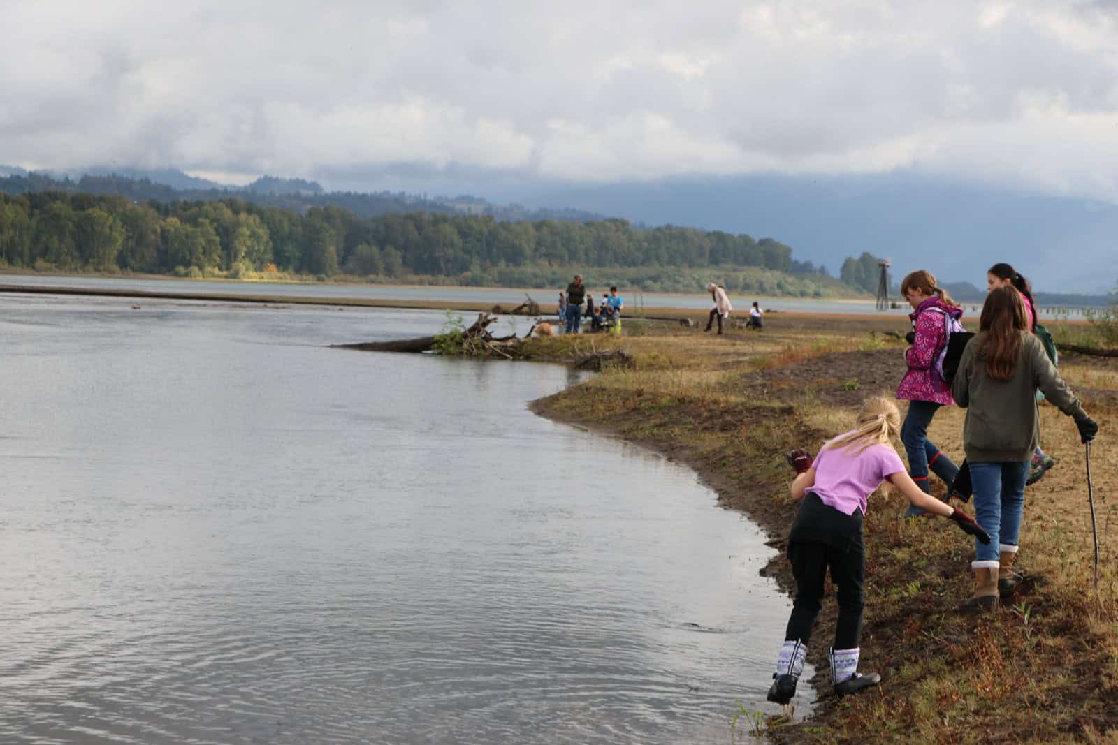 Students out on Day of Service