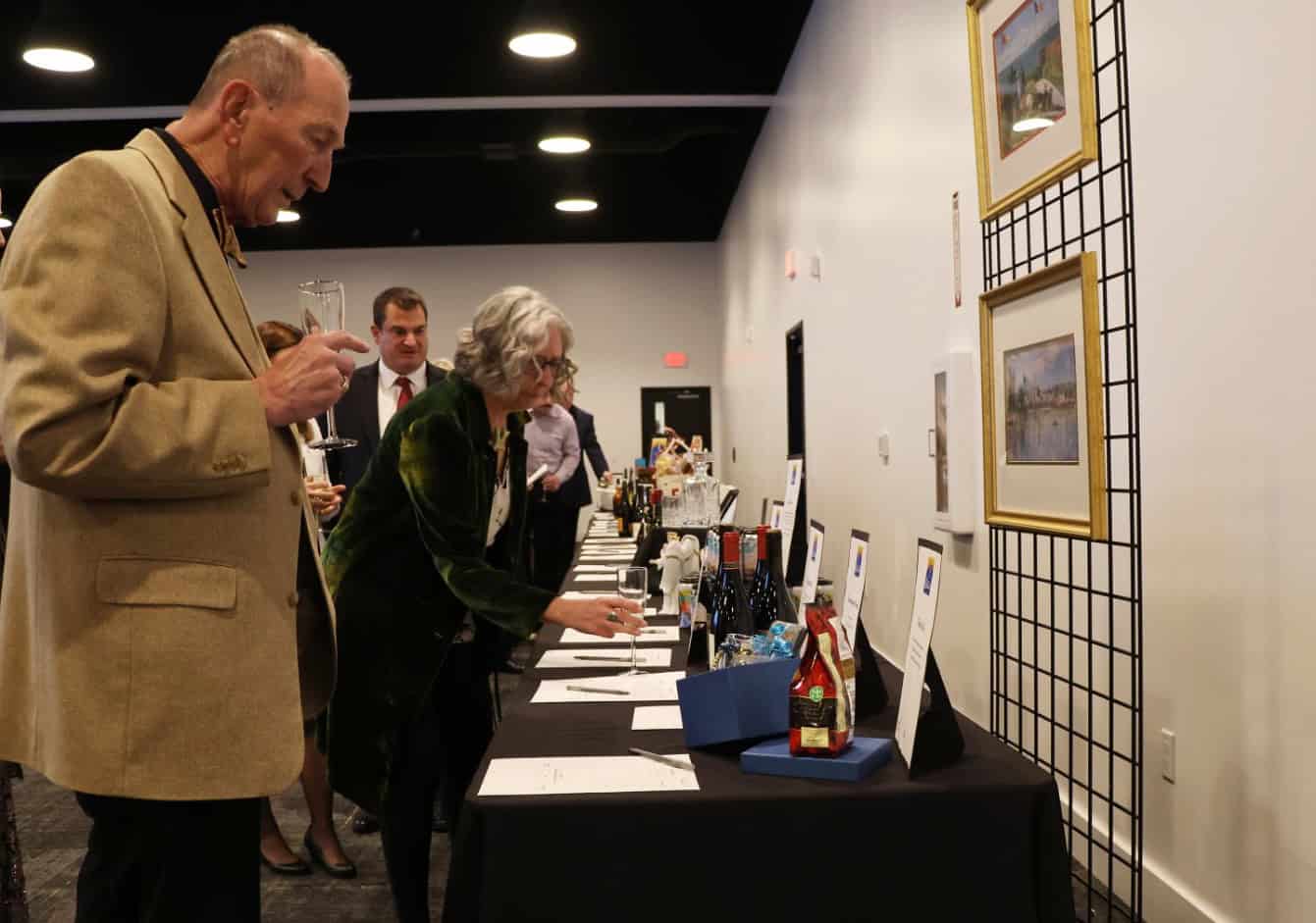 Gala silent auction table