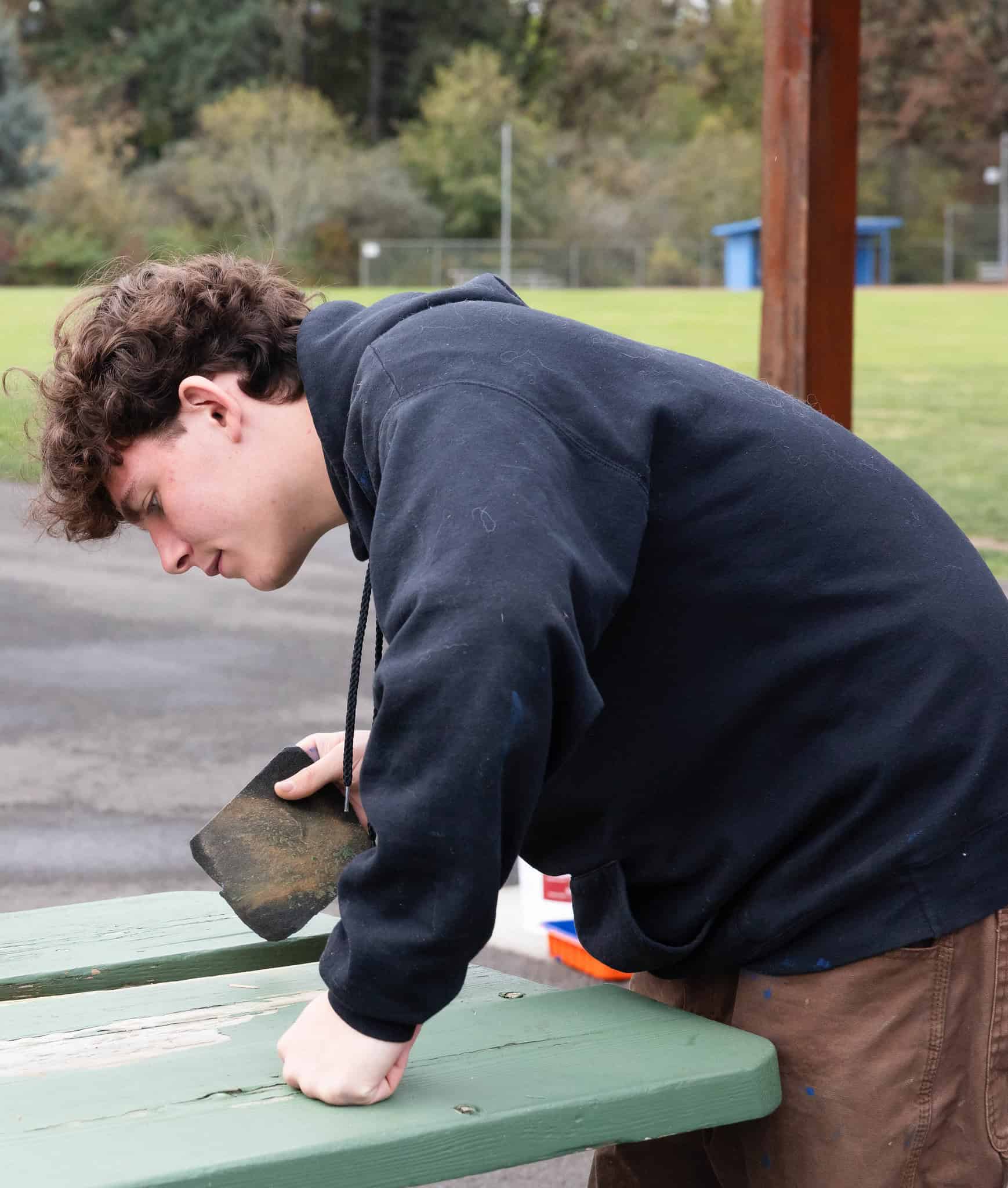 valiants engaged in day of service