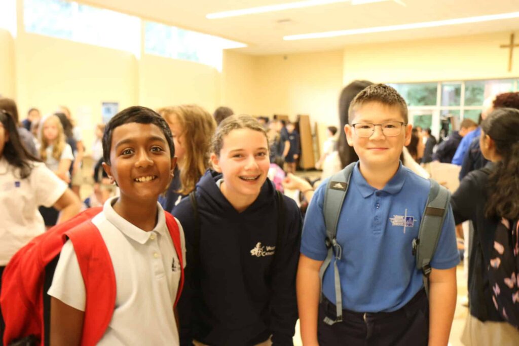 Students during VCMS Spend A Day open house 2024