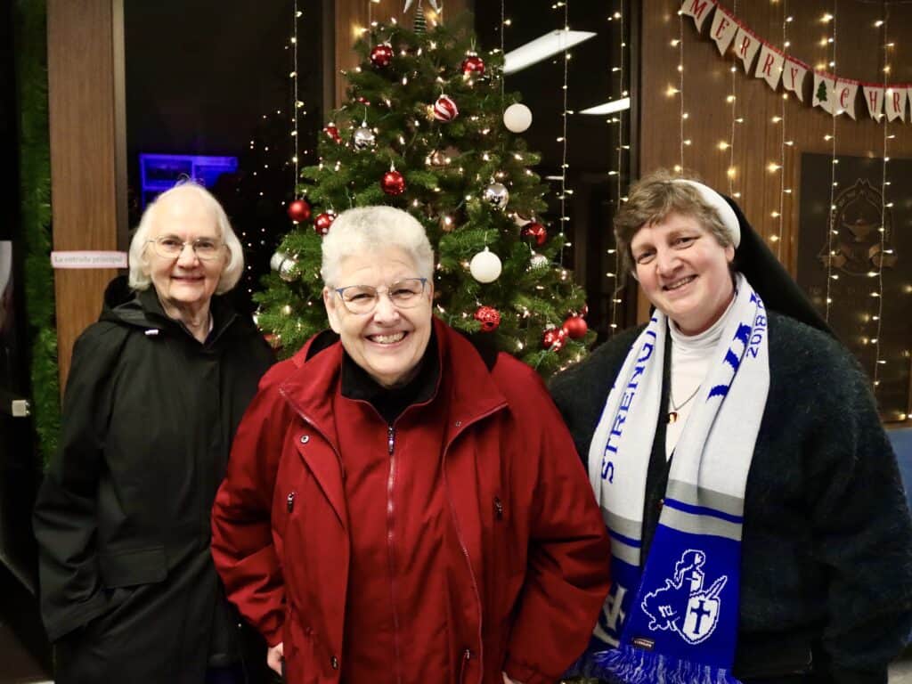 Sisters At Valiant Tree Lighting 2024