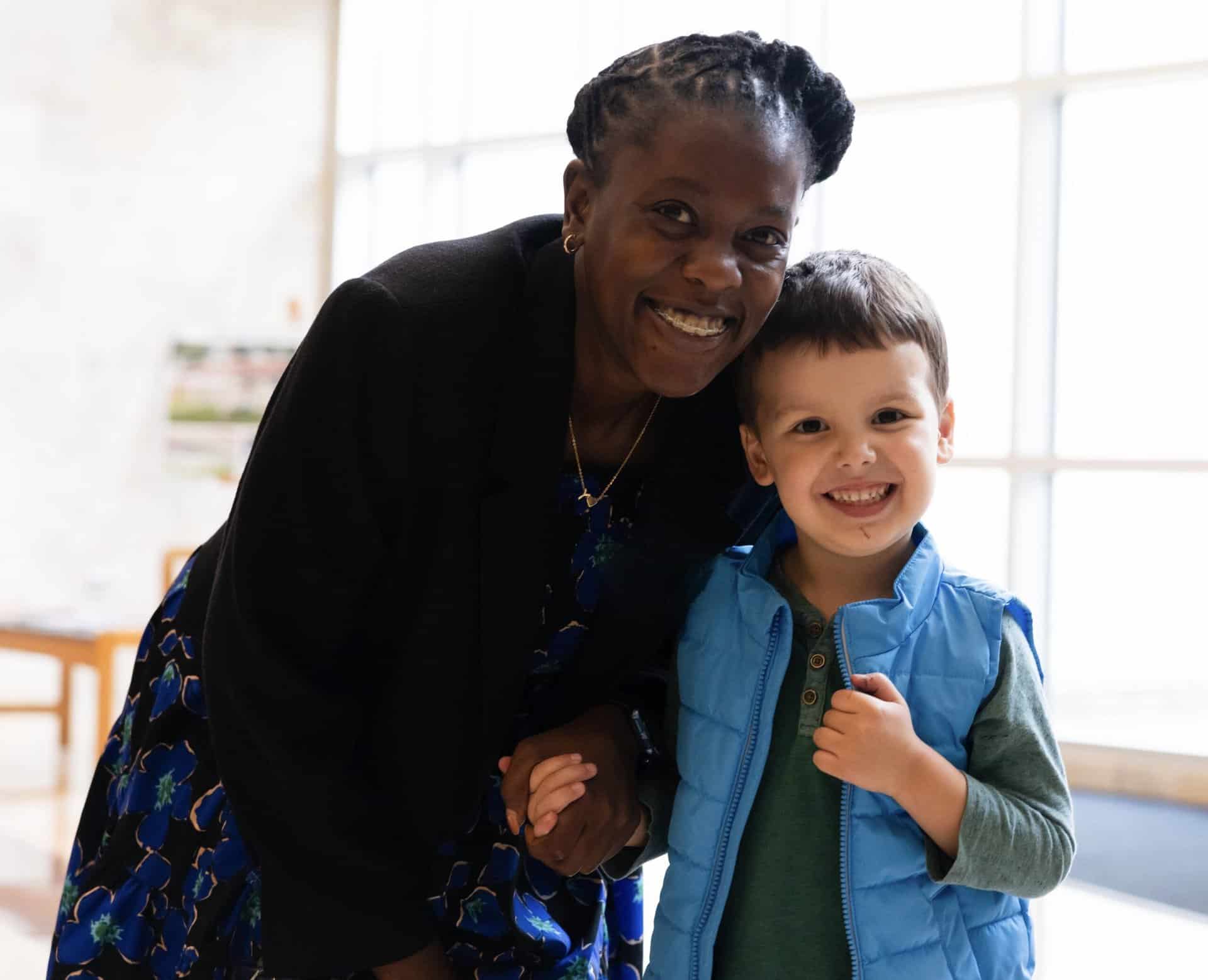 Dr. Yvonne and VCES Student