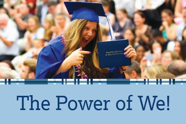 Graduate excited about diploma