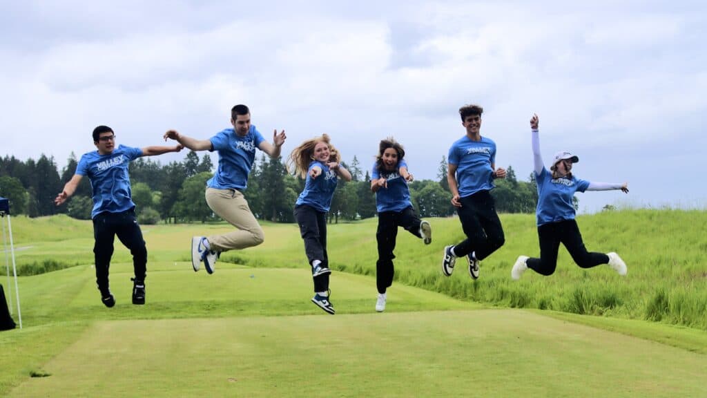 VCHS Volunteers Golf Jump