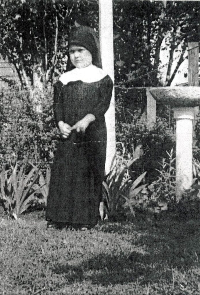 Mary Ann preferred to play dress up as a Sister