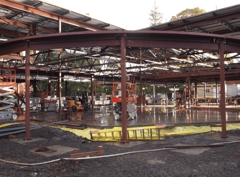 Construction began on a new K-8 school building