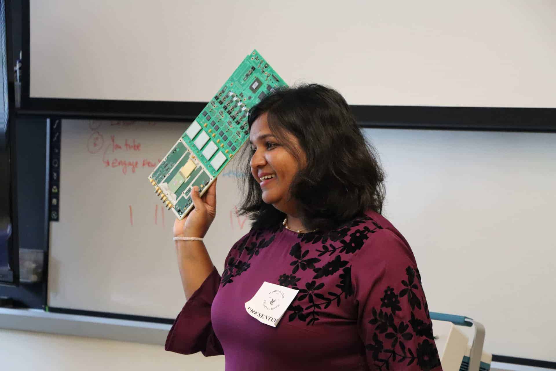 Women in STEM engineer presentation