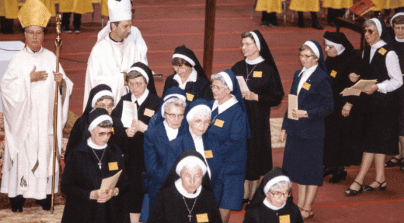 As the Sisters celebrated their 100th anniversary, they were honored during a liturgy at the University of Portland