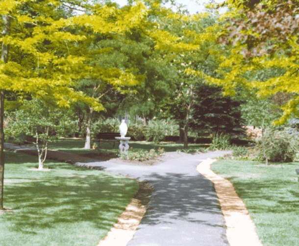 The Sisters developed property for a campus park to be called Villa Maria