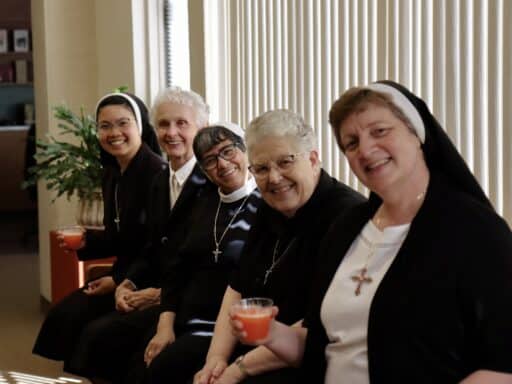 Sisters enjoying jubilee sunday
