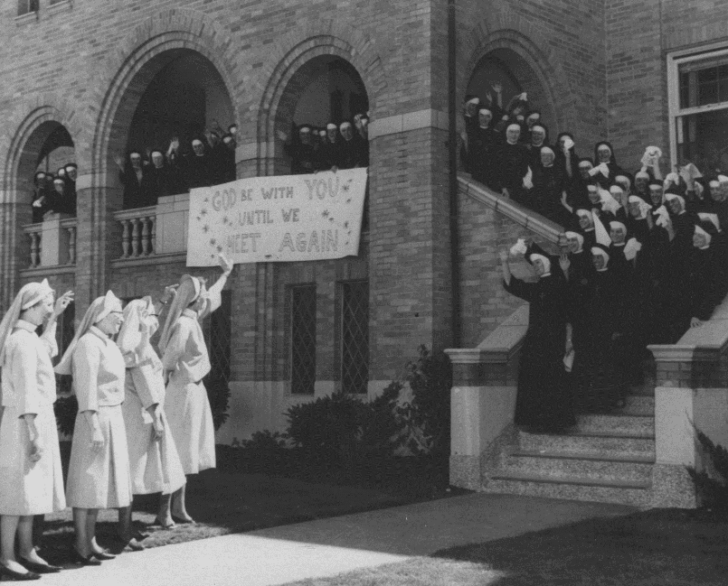 The Sisters began their first foreign mission work, serving in Peru