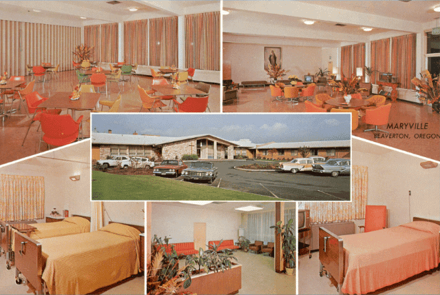 The Sisters established Maryville Nursing Home to care for the sick and aging