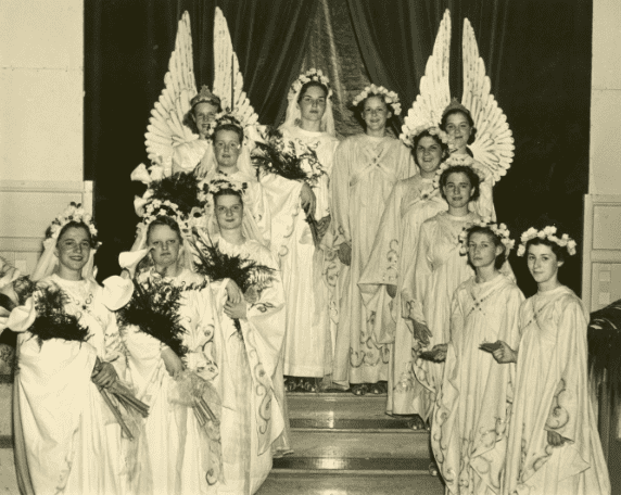 The Sisters celebrated their Golden Jubilee with a pageant in the Benson Polytechnic School auditorium