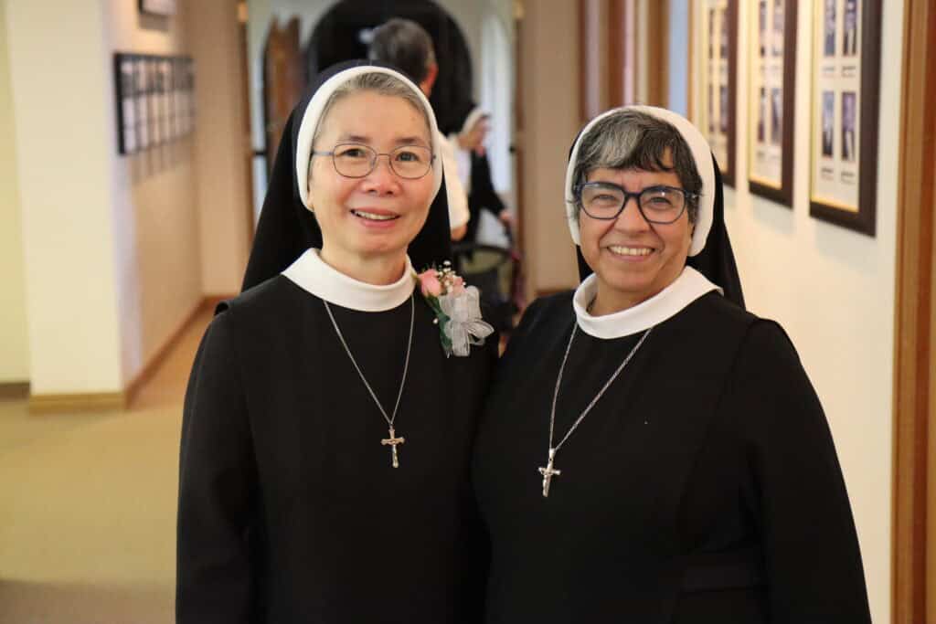 Sr. nguyen and sr. juanita at jubilee mass 2025