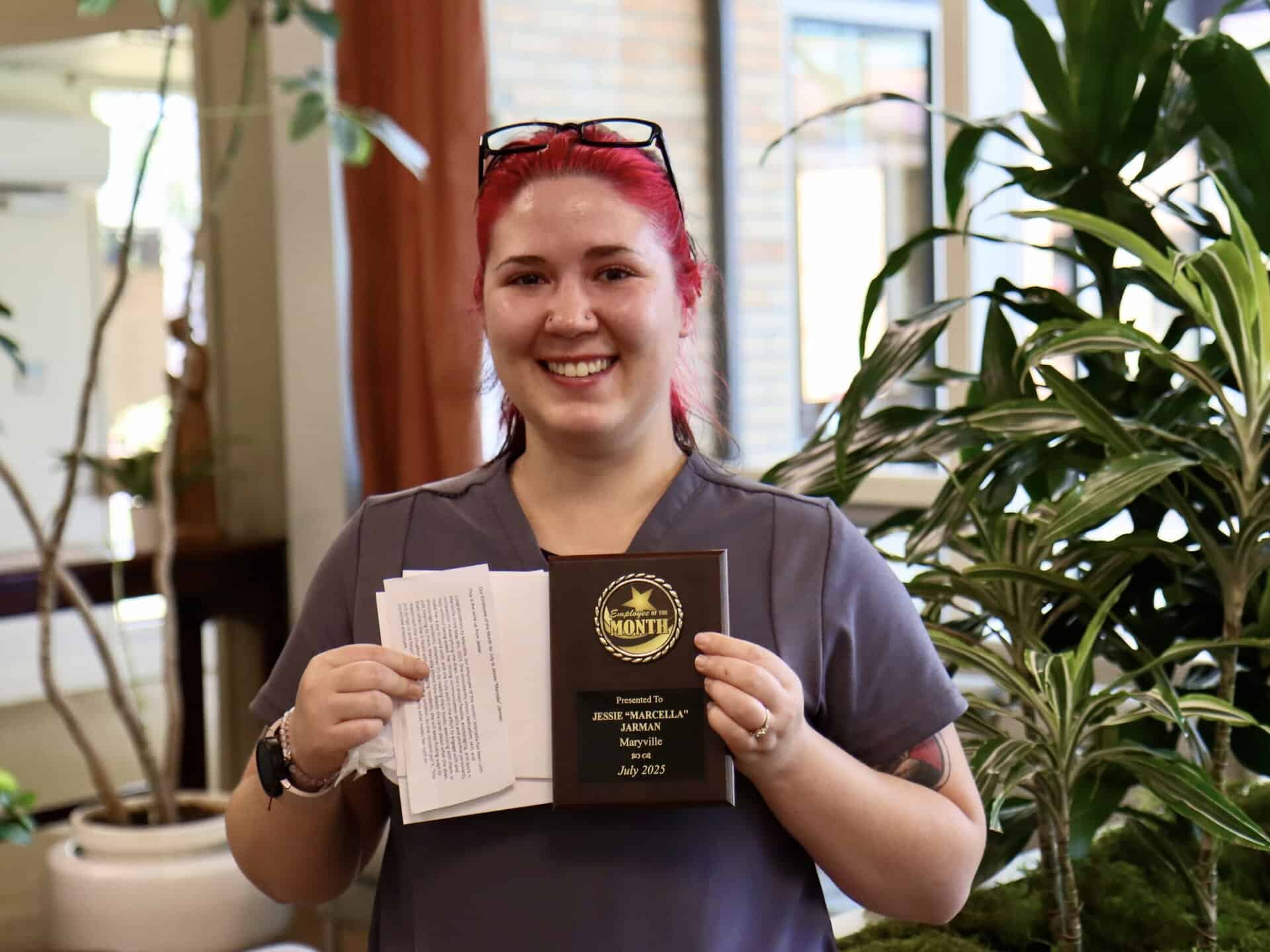 Jessie marcella jarman mv eom july 25