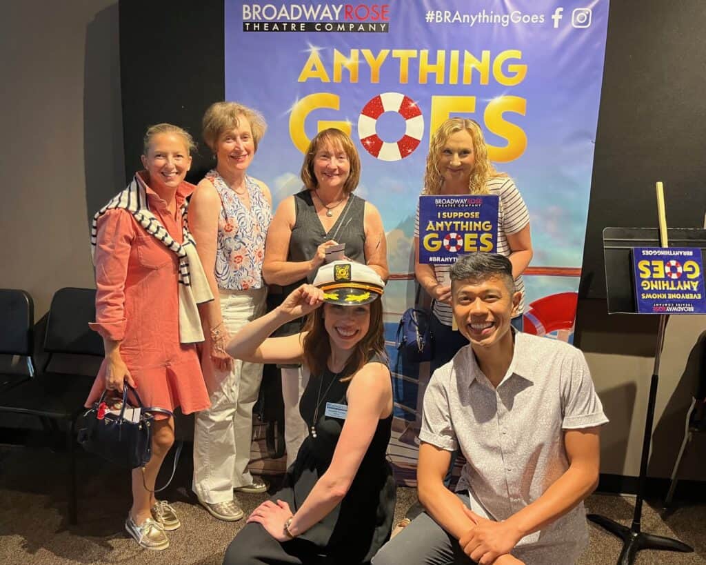 Alumni pose at anything goes