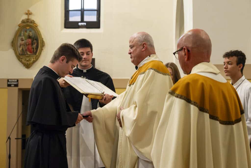 Nicholas rocha professes first vows