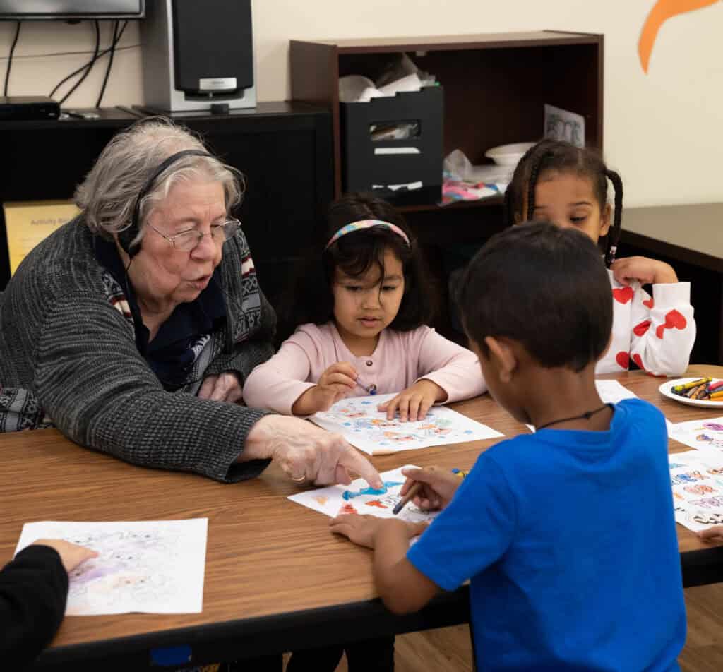ELS coloring with maryville resident