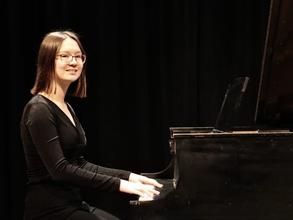 Zora at young artist recital