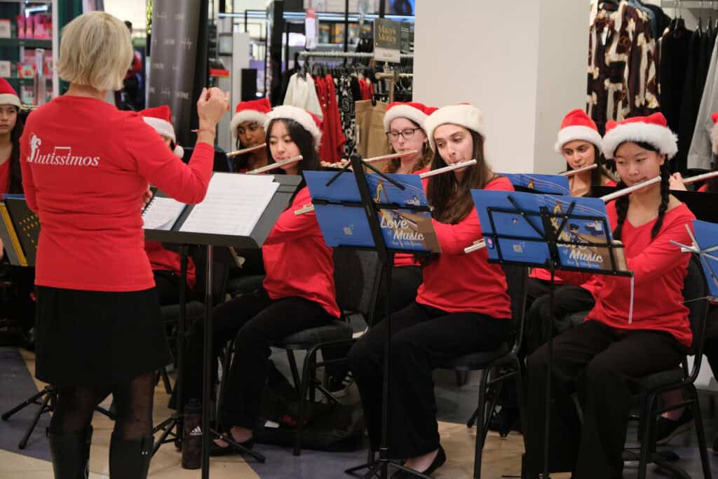 Music School Christmas Flute Performance