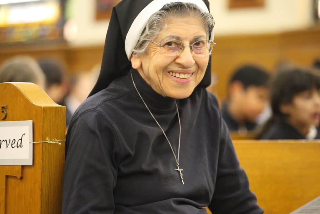 Sister at the VCES Heritage Mass