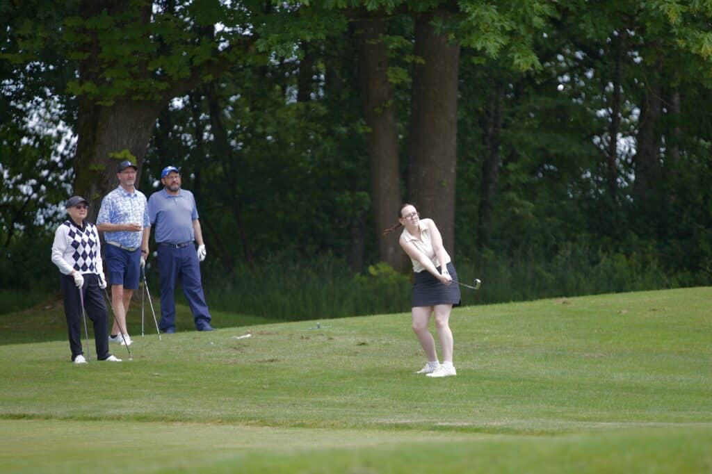Great golf approach