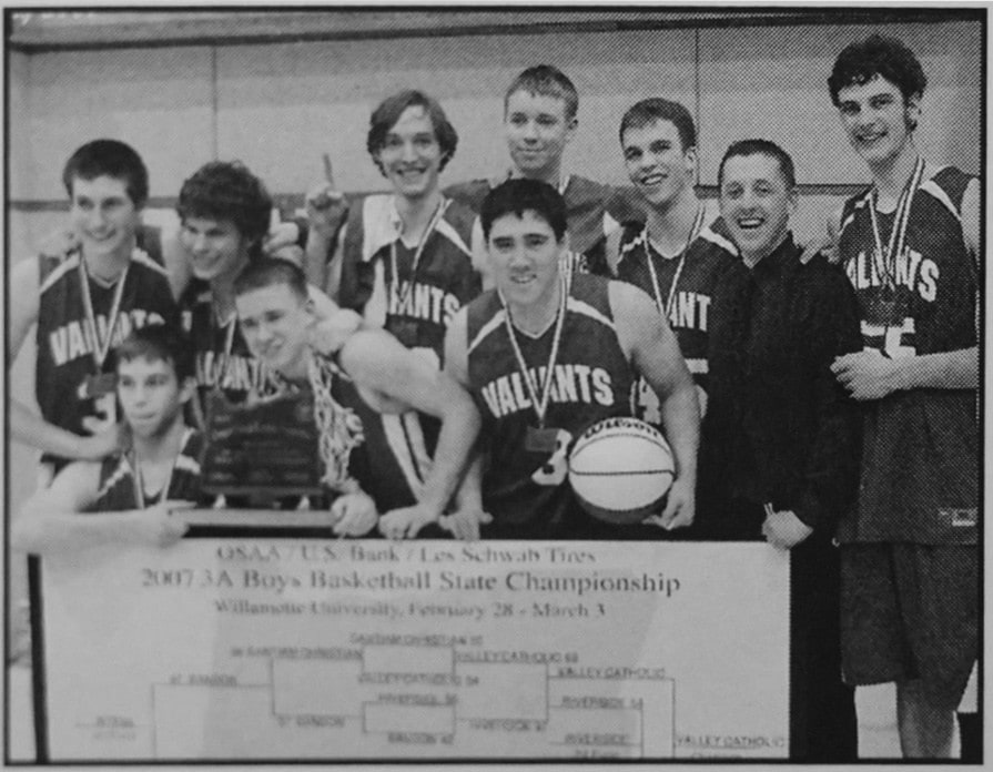 VCHS Boys Basketball Championships, image from 2007