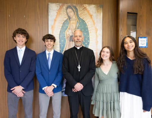 Archbishop Sample visits VCS
