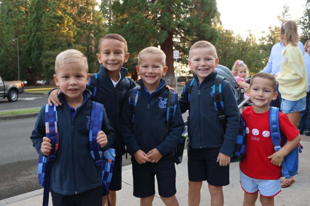 ES Students for first day of school