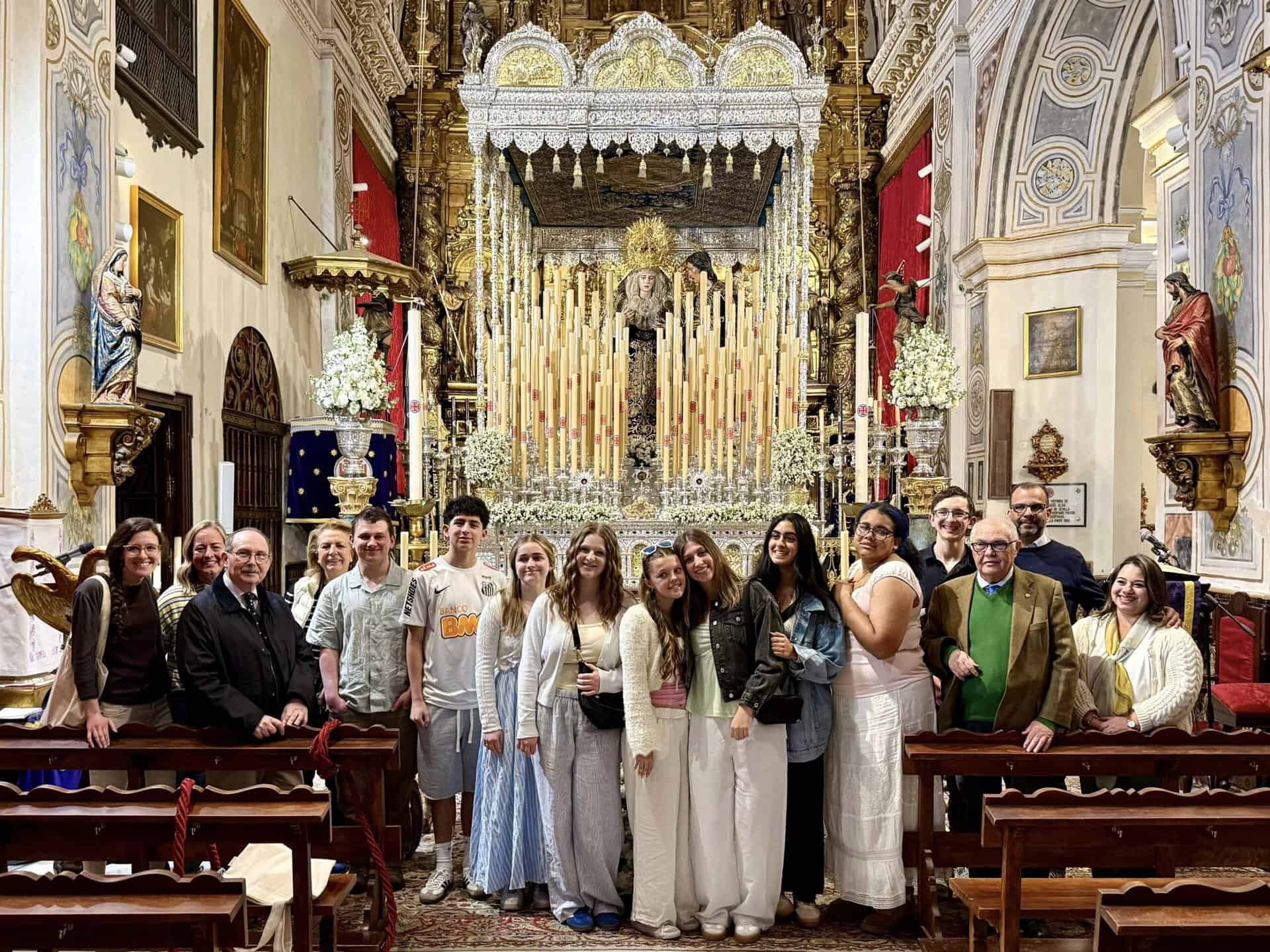 VC students at Madrid cathedral